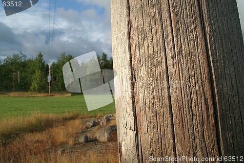 Image of Rural phone pole #4
