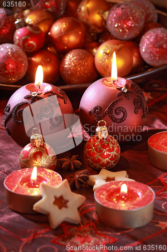 Image of Christmas candles