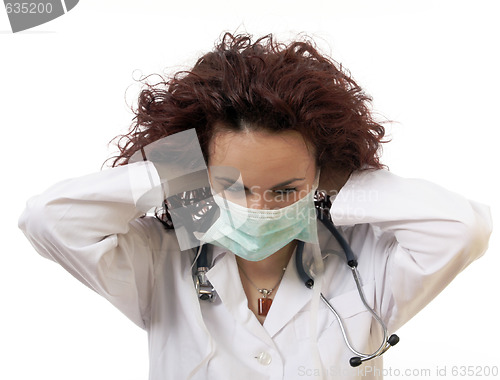 Image of Doctor with stethoscope 
