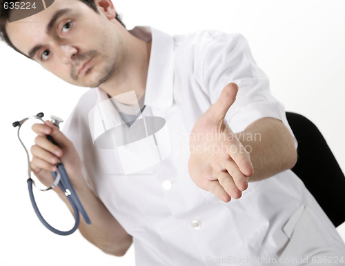 Image of Doctor with stethoscope