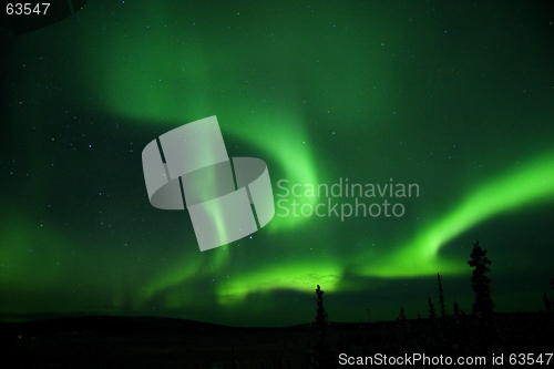 Image of Aurora all over the sky