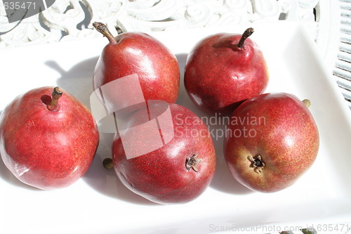Image of Red Anjou pears