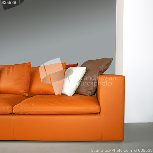 Image of Orange sofa 2