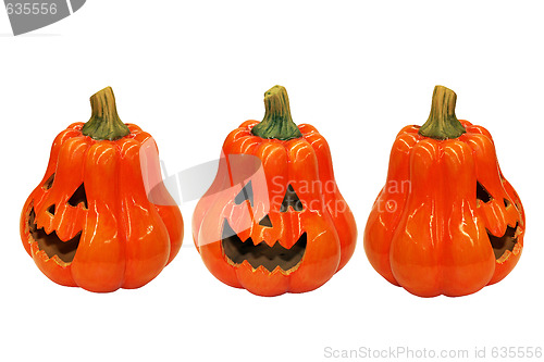 Image of Three pumpkins