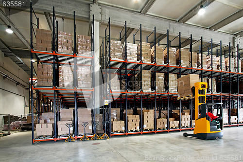 Image of Warehouse forklifter