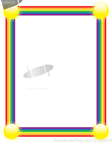 Image of Rainbow Border