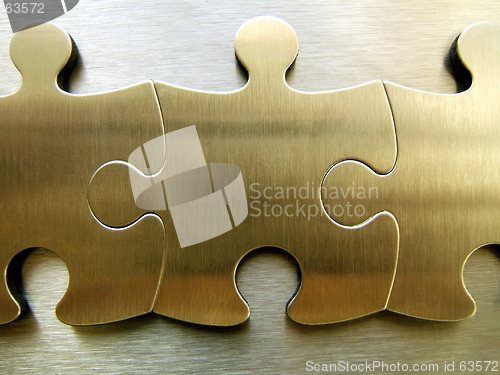 Image of Golden jigsaw