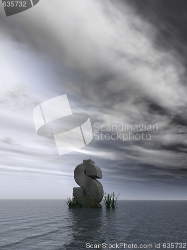 Image of dollar monument