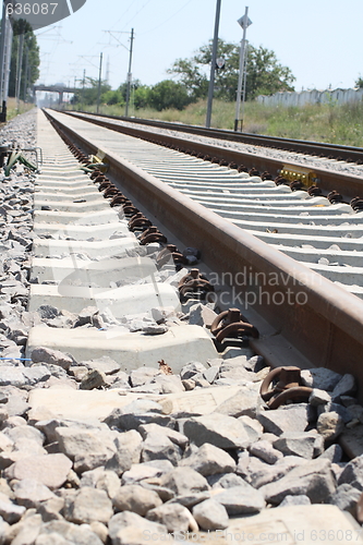 Image of rail track