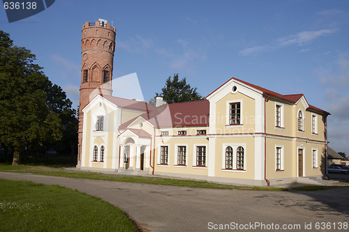 Image of House with tower