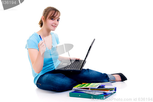 Image of Teenager schoolgirl