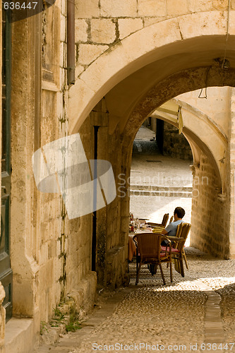 Image of Sidewalk cafe in Dubrovnik