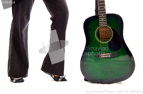 Image of Dancing with a guitar