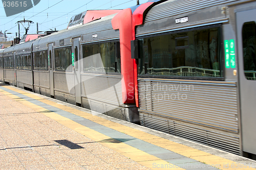 Image of High speed commuter train