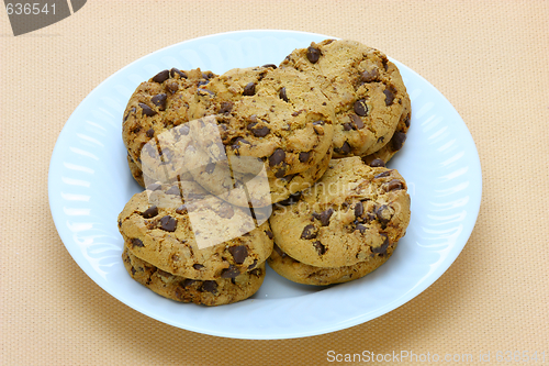 Image of plate of fresh homemade peanut butter cookies