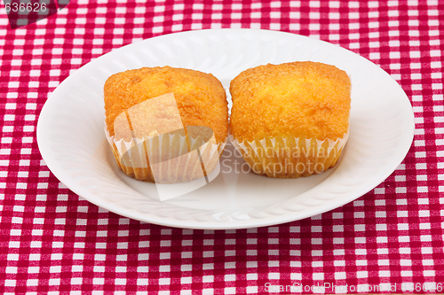 Image of Plate of  cakes