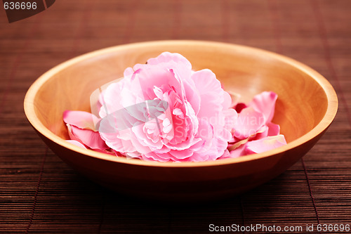 Image of bowl with flowers