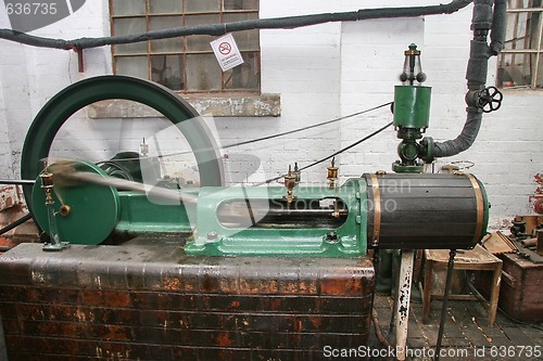 Image of working steam engine