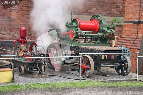 Image of working steam engine