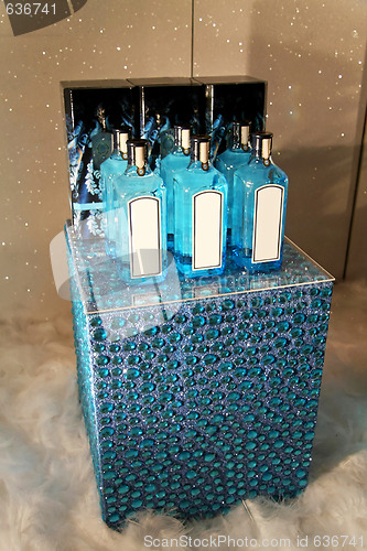 Image of Blue bottles