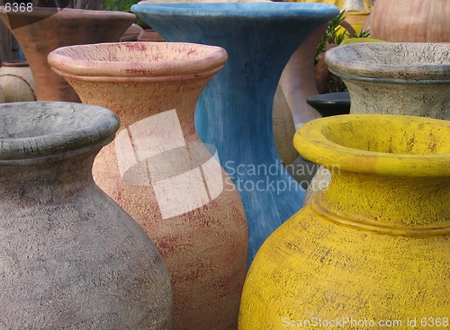 Image of Colourful Pottery