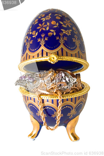 Image of Egg with jewelry