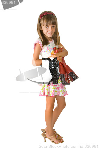 Image of The girl and footwear