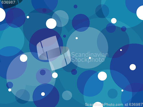 Image of Blue Circle Background