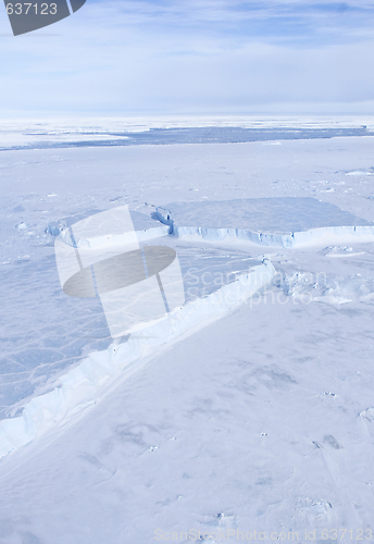 Image of Icebergs on Antarctica
