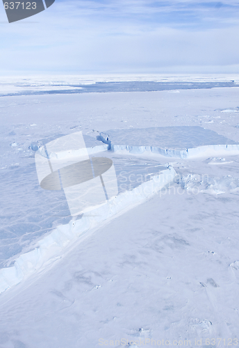 Image of Icebergs on Antarctica