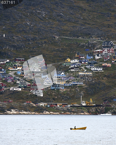 Image of Arctic town