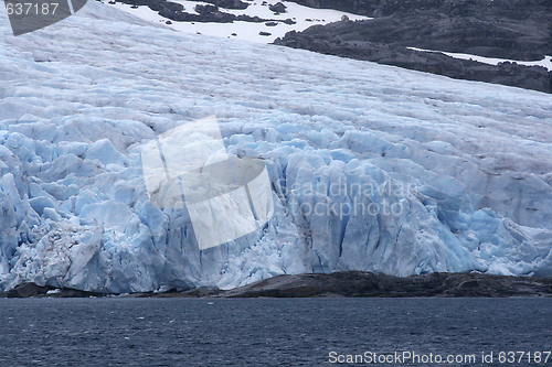 Image of Front of a glacier