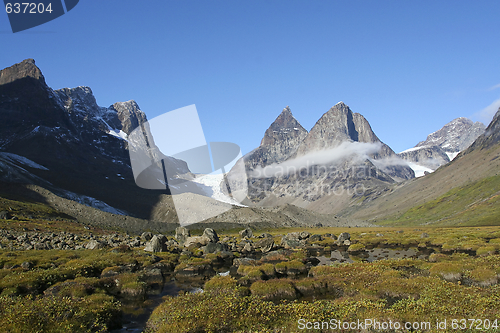 Image of Mountains in Dronning Marie Dal, Greenland