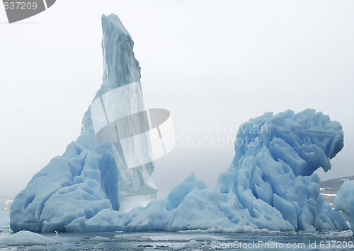 Image of Icebergs in Arctic waters