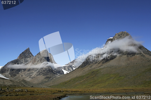 Image of Mountains in Dronning Marie Dal, Greenland