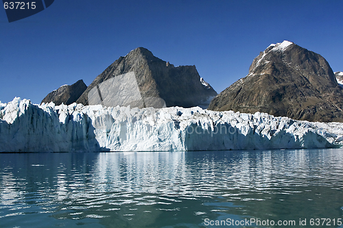 Image of Front of a glacier