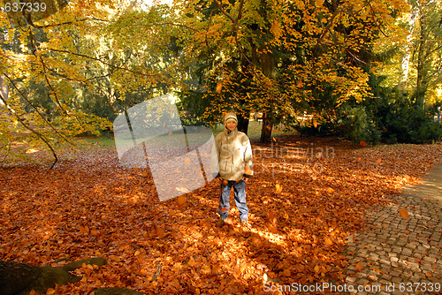 Image of teenboy in park