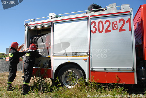 Image of Fireman after work