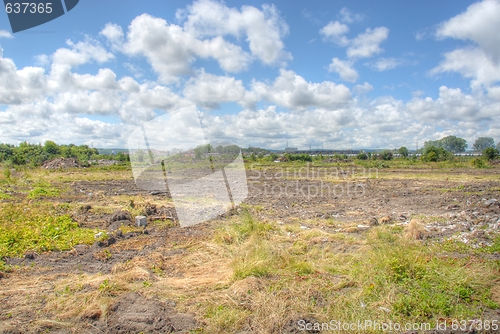 Image of Empty parcel for Baltic Arena football stadium