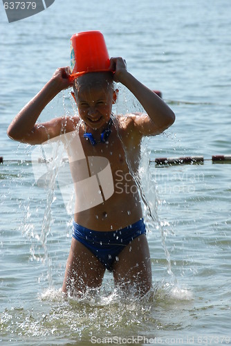 Image of boy and water