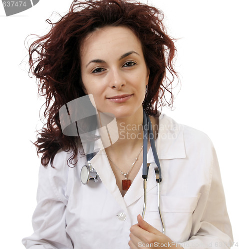 Image of Doctor with stethoscope 