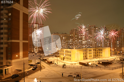 Image of festive night firework