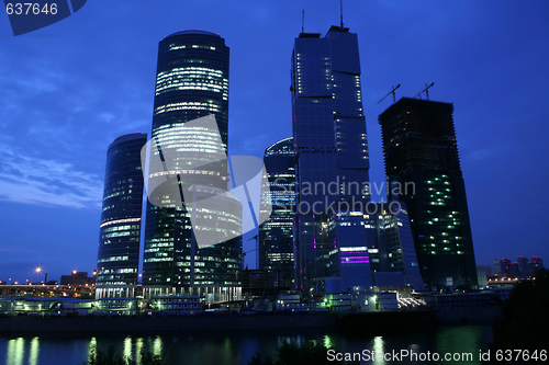 Image of moscow skyscrapers