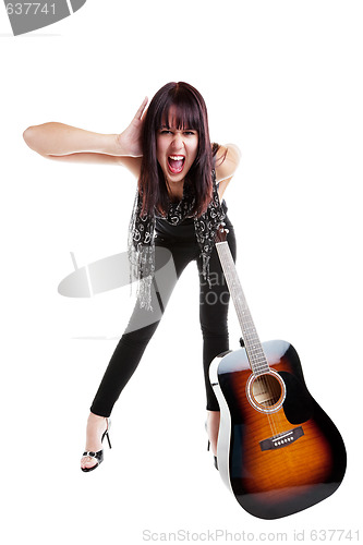 Image of Indie Girl With Guitar