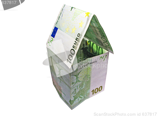 Image of Used Euro house with clipping path