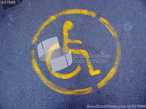 Image of Only for disabled