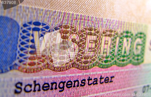 Image of Schengen Visa