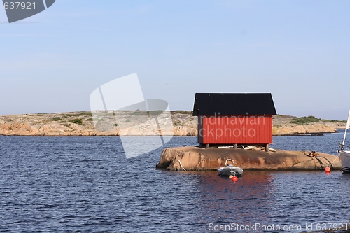 Image of Old Norwegian seahouse.