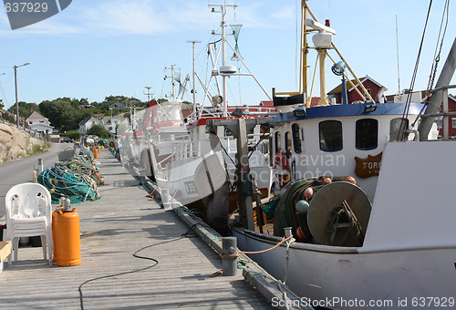 Image of Norwegian fishingboat. 