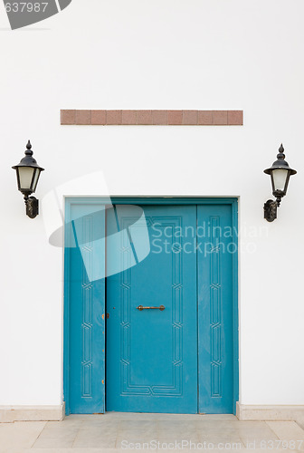 Image of Blue door
